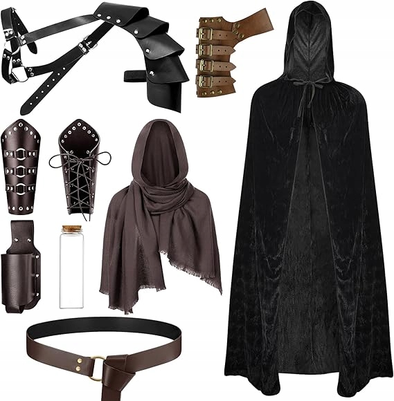 Kostým Rytíře Středověký Komplet Plášť Unisex R6