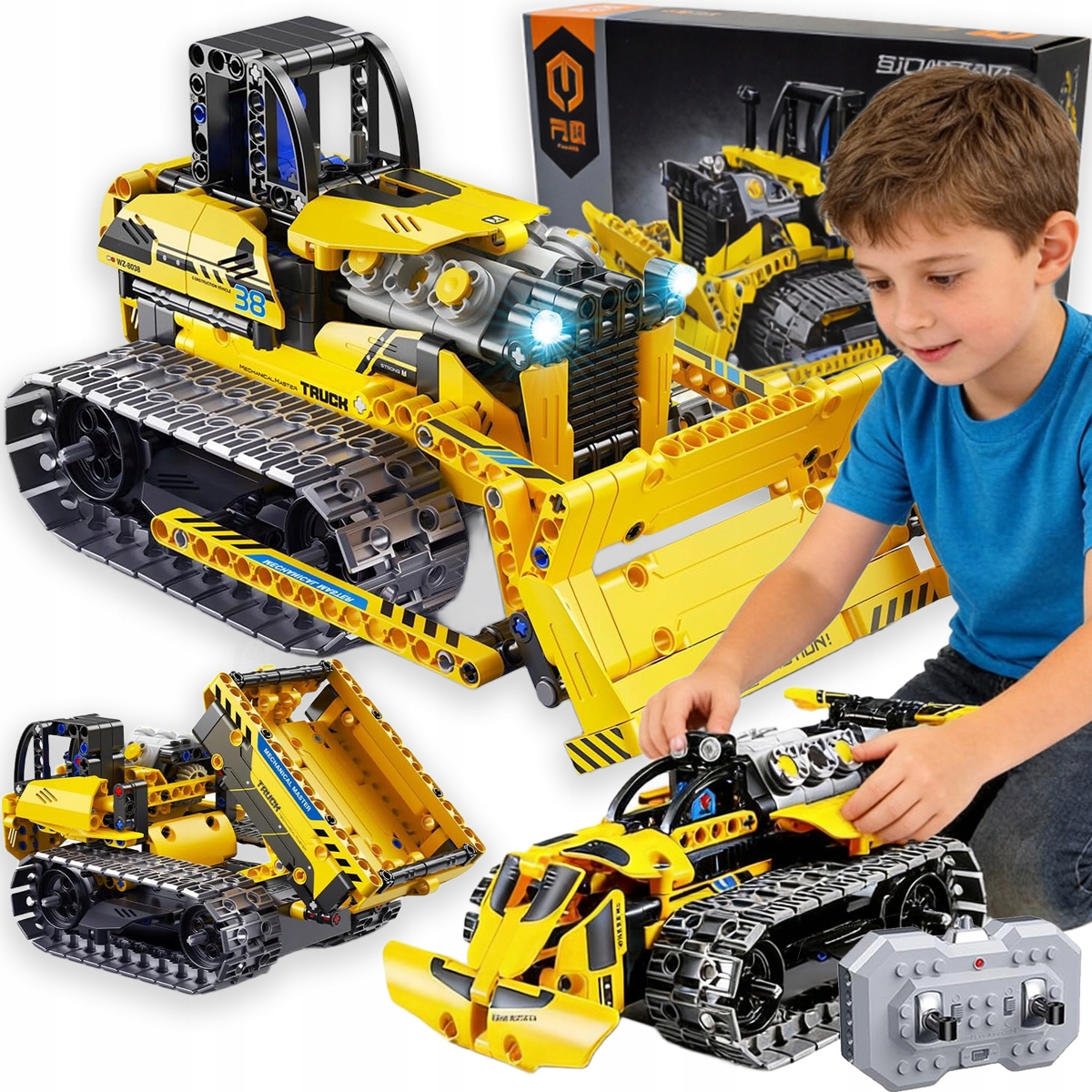 3W1 Programowalny Robot Duży Zestaw Konstrukcyjny I Pilot Kontrola 452szt