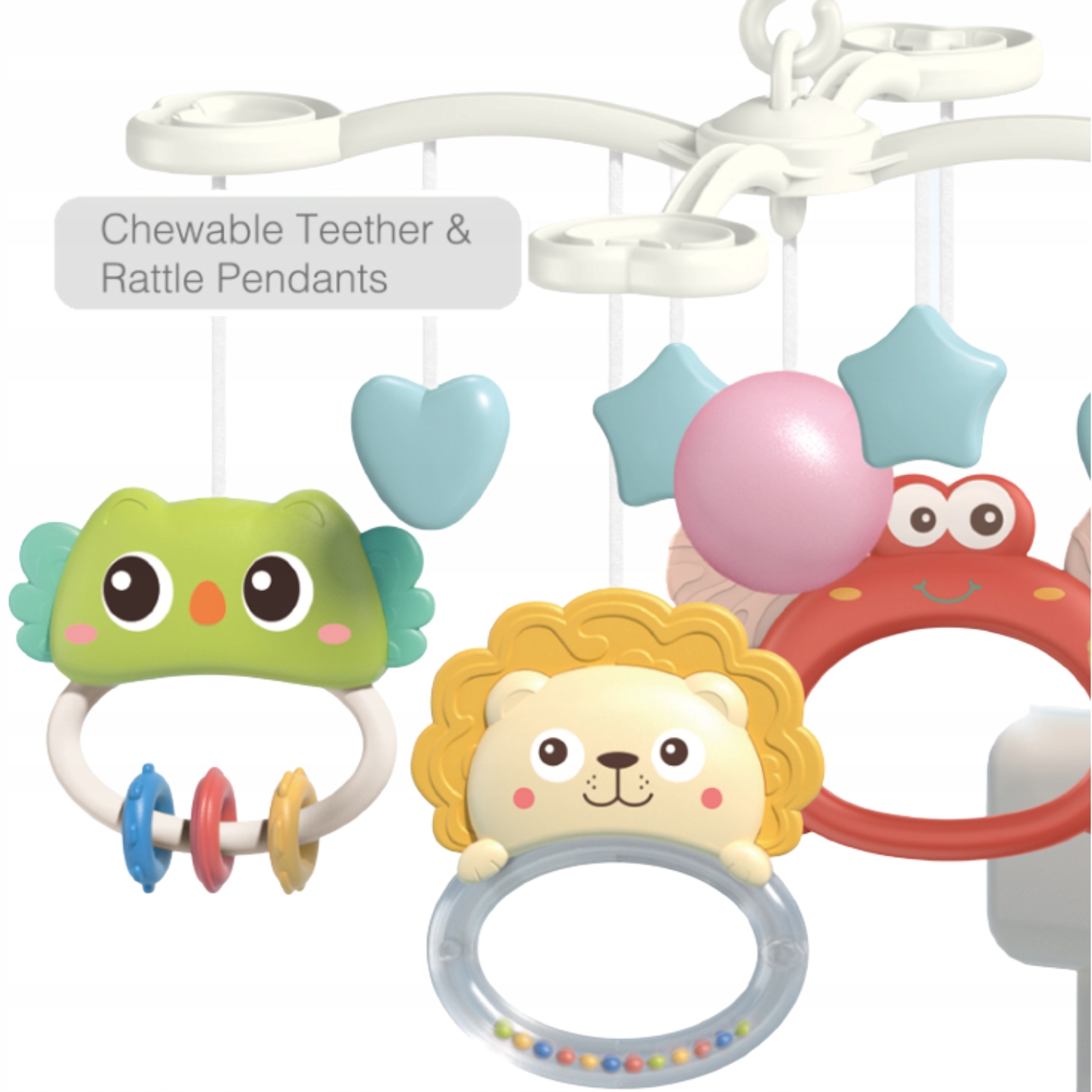 KARUZELKA DO ŁÓŻECZKA POZYTYWKA PROJEKTOR ZWIERZĄTKA USYPIACZ DLA DZIECKA Marka Maksik