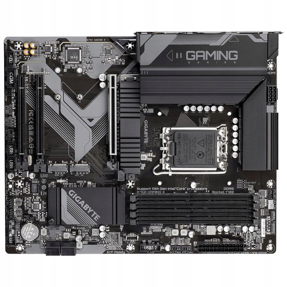 GIGABYTE B760 Gaming X Płyta Główna Intel Core 14 DDR5 M.2 ATX — miniatura 5