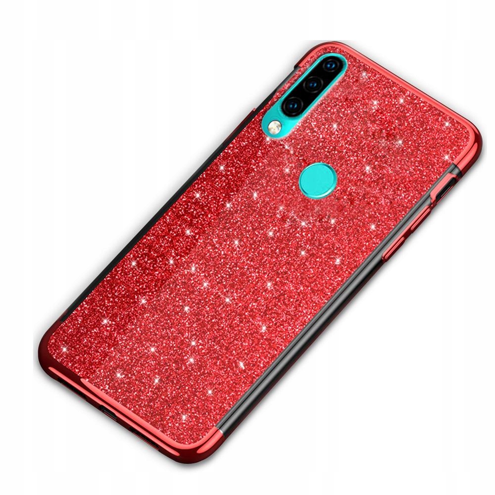 

Etui Brokatowe Różowe do Huawei P30 Lite