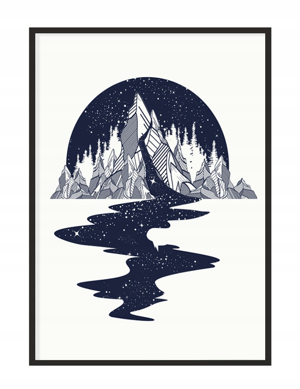 

Obraz Plakat W Ramie 33x43 cm Góry P1090