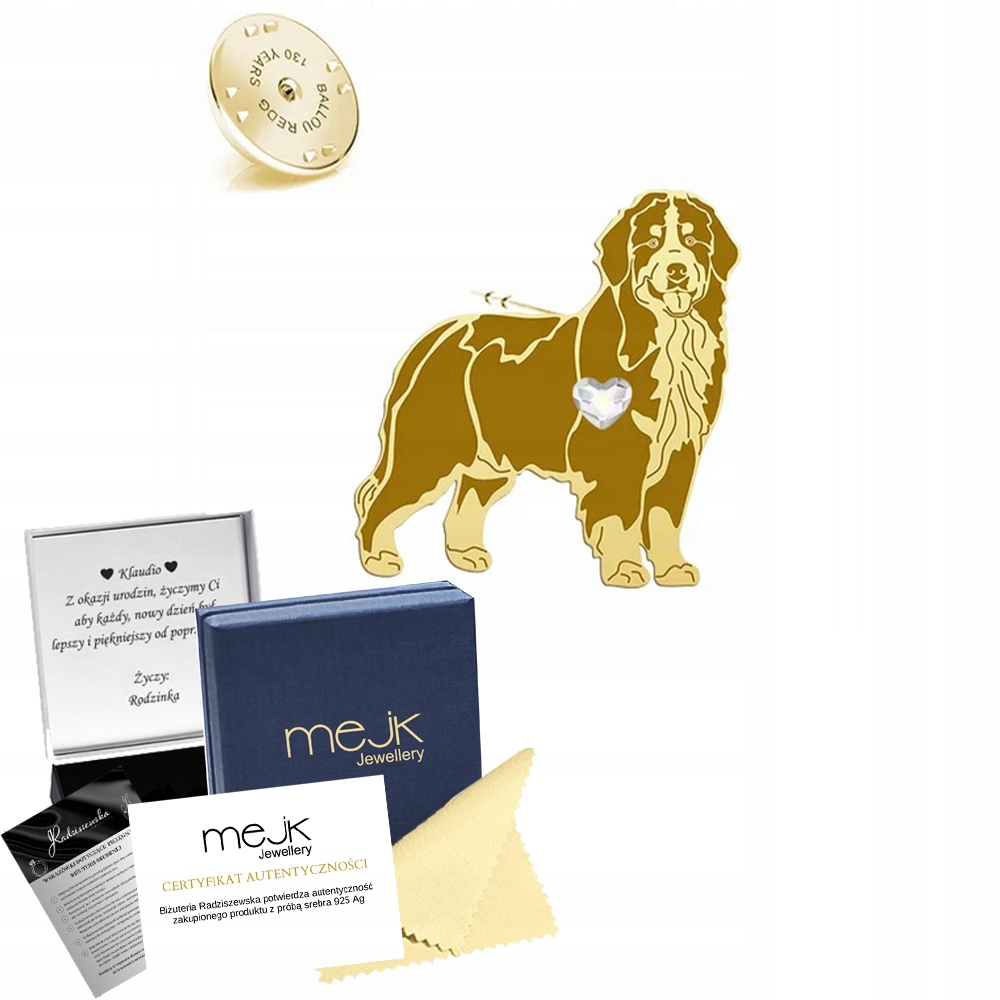 Odznak s pejskem Bernský salašnický pes Bonus