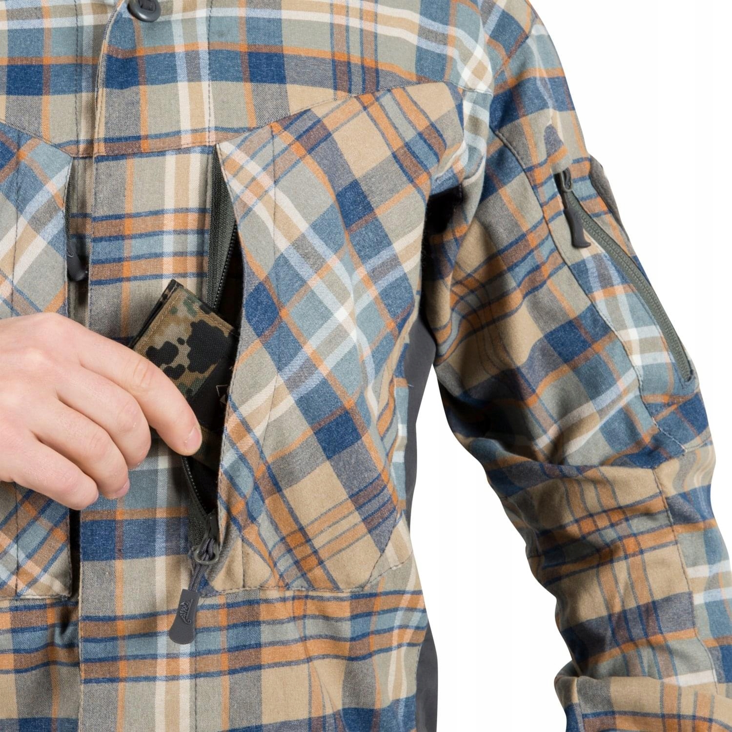 Koszula Helikon MBDU Flannel Shirt Ginger XS Wzór dominujący kratka