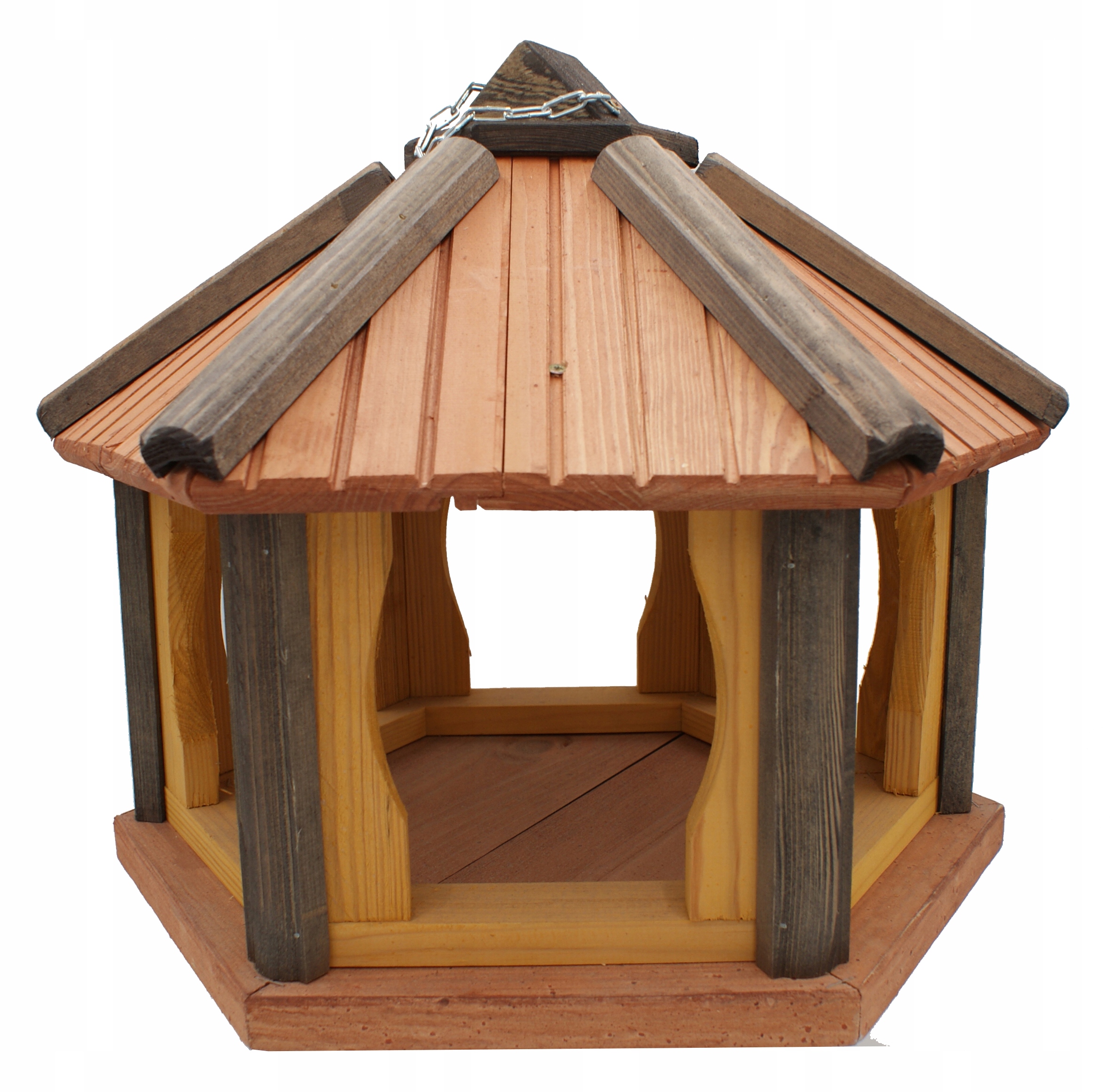 Dřevěné krmítko pro ptáky k zavěšení K42 Polský Výrobce