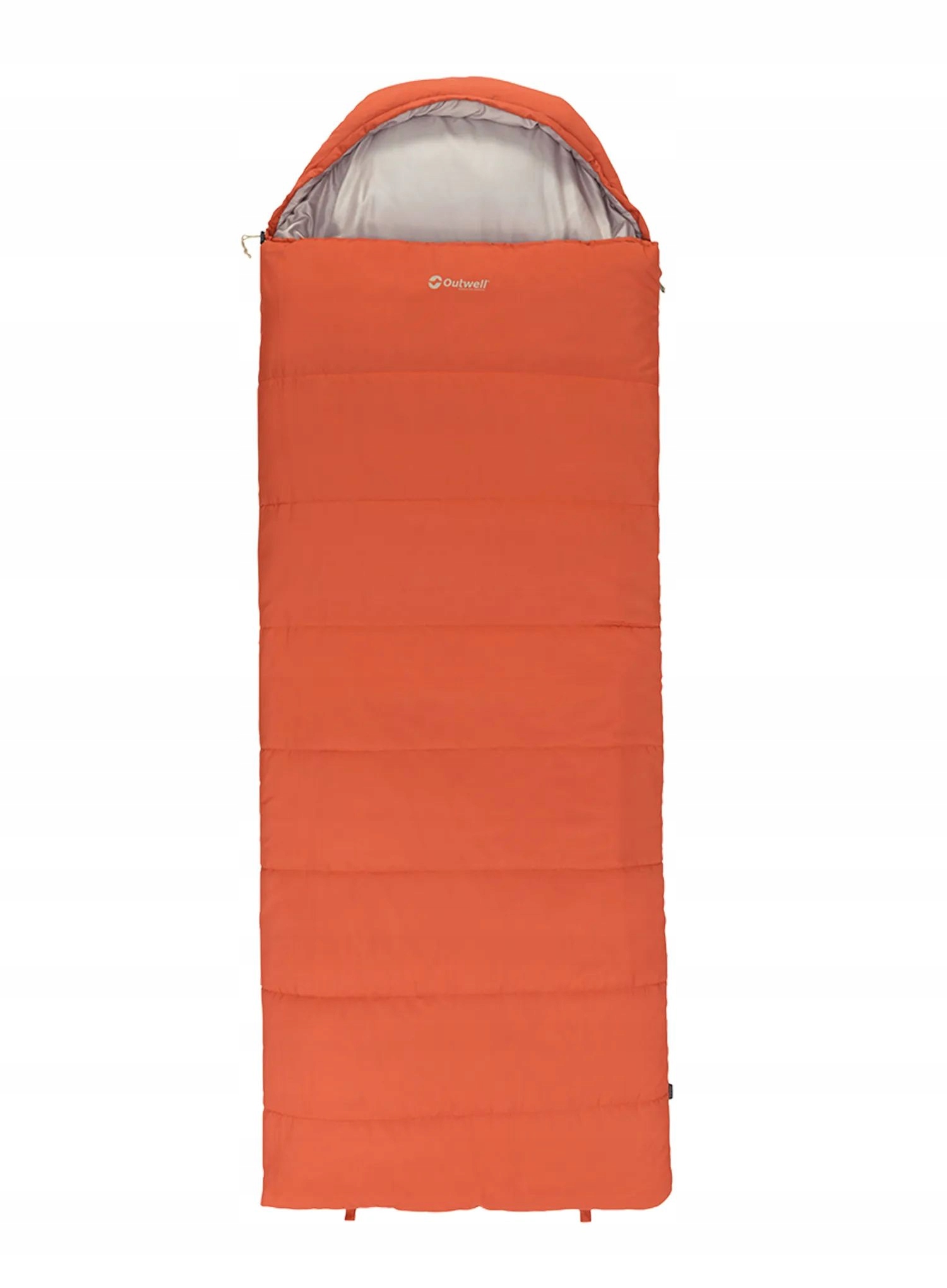 Śpiwór syntetyczny Outwell Campion Lux (195 cm) orange Lewy