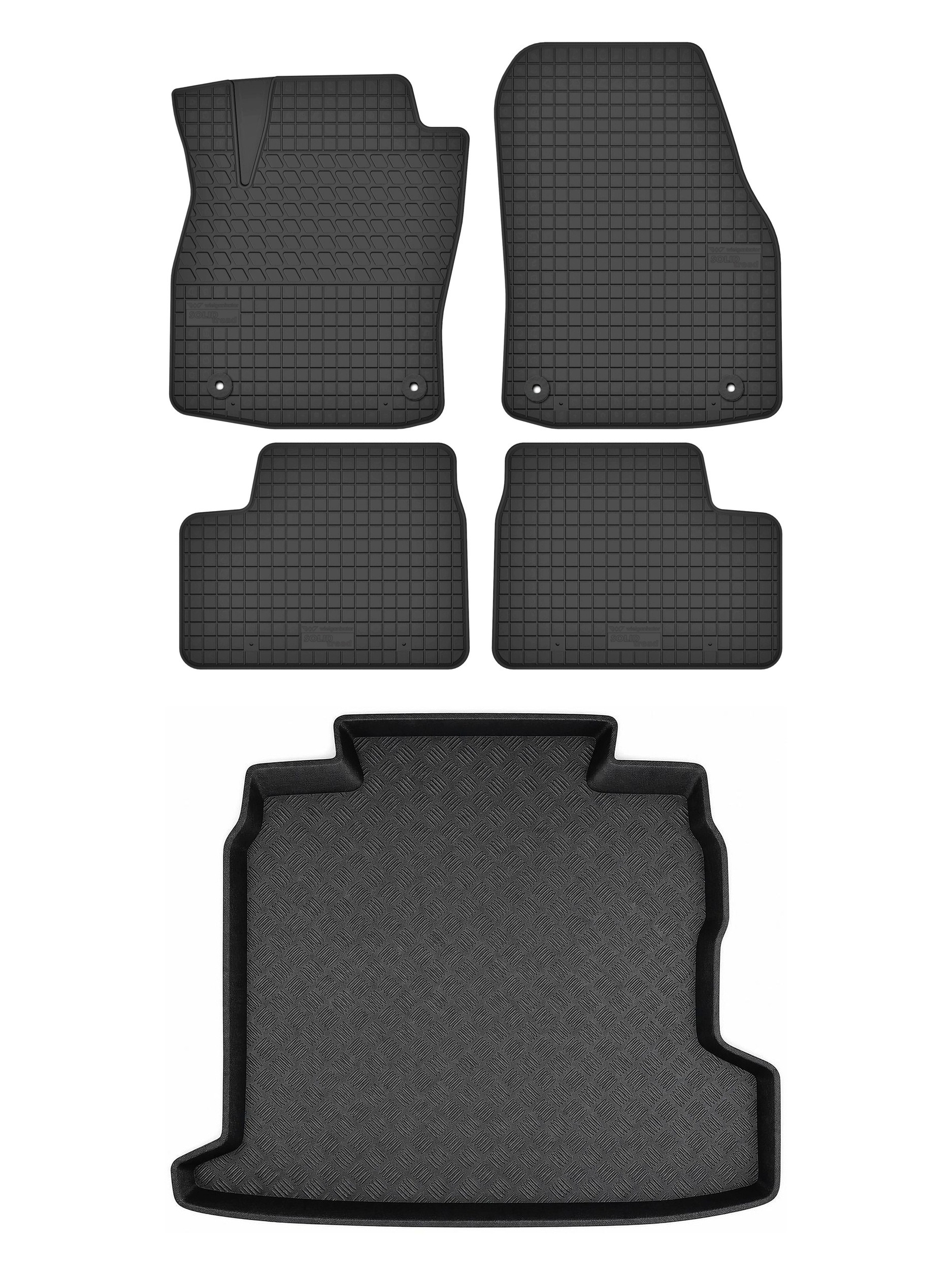 Gumové rohože SolidTread rohožka do batožinového priestoru pre: Opel Astra III H 2007-2010