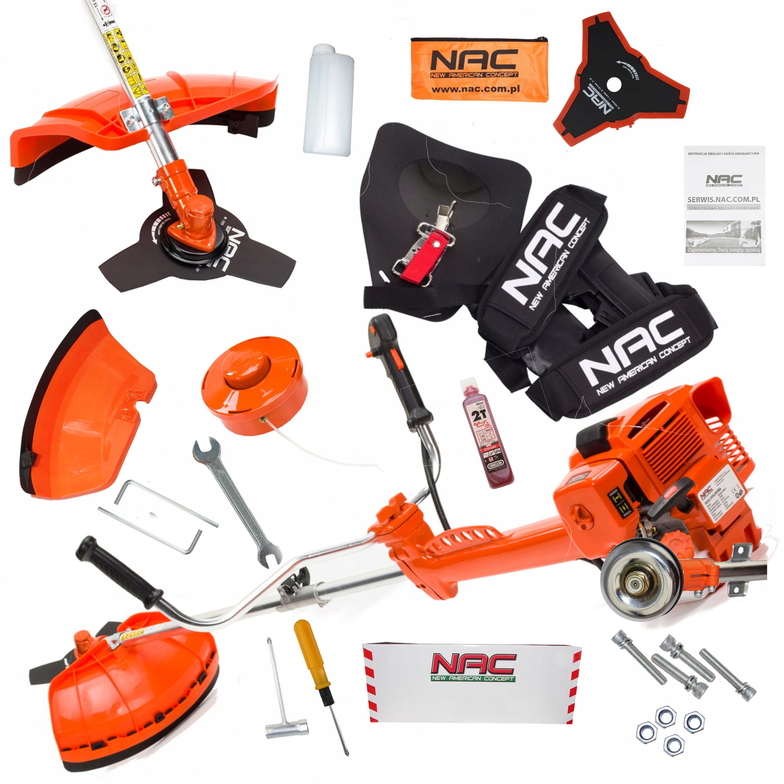 

Nac BP520-30KA-T Kosa spalinowa 3KM Zestaw