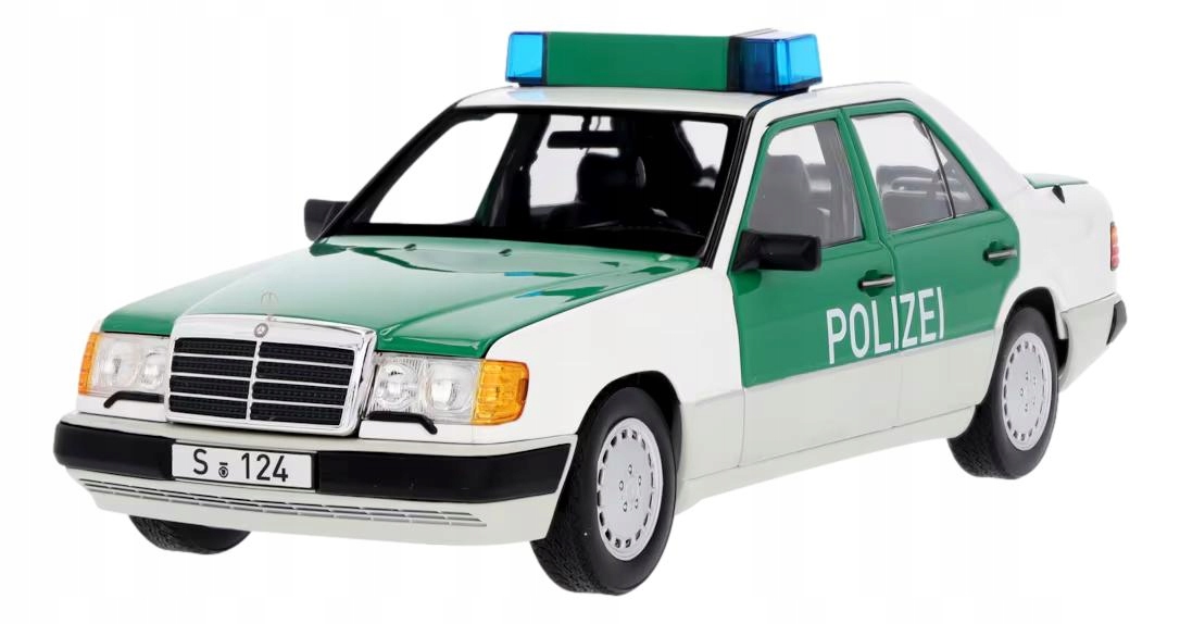 Mercedes-benz Model auta Norev 1:18 W124 E 230 Police Polizei