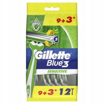 

Gillette BLUE3 Sensitive Maszynka Jednoraz 12SZ ,,
