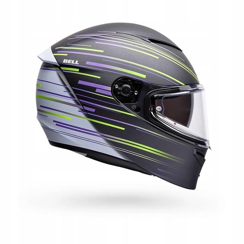 Prilba Bell Lithium ECE6 Velo Matte Pearl Black Yellow fialová Darčeky