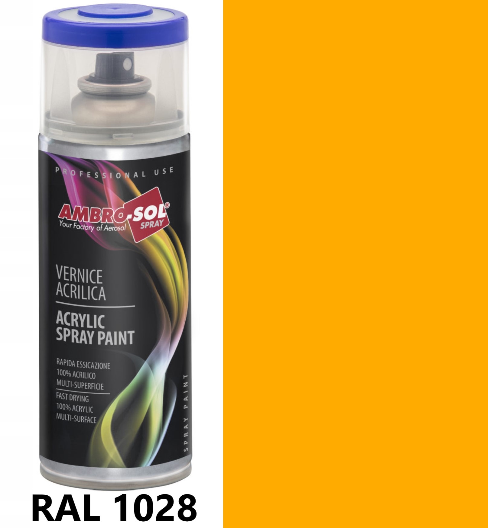 

1028 Ral Lakier Akrylowy Farba Spray Ambrosol