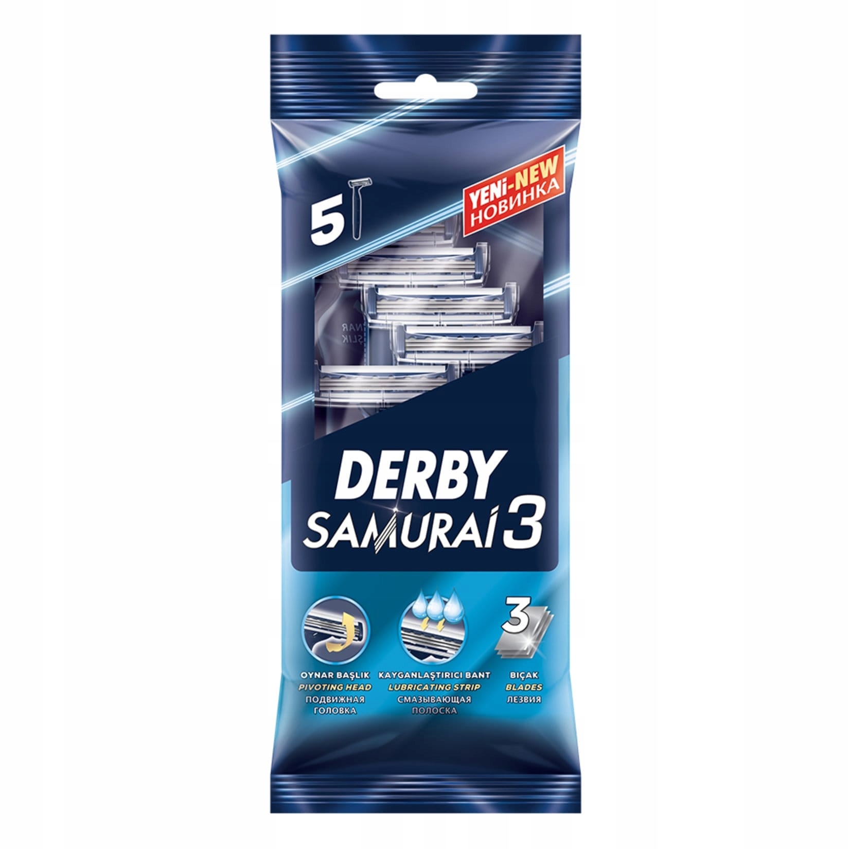 

Derby maszynki do golenia Samurai 3 opak. 5szt