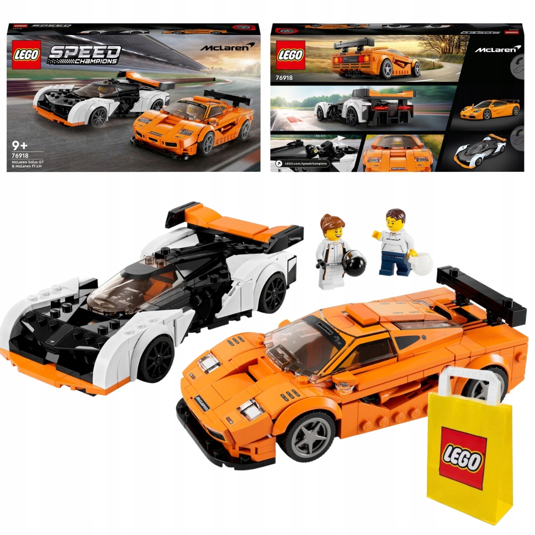 Lego Speed Champions McLaren Solus a F1 LM 76918