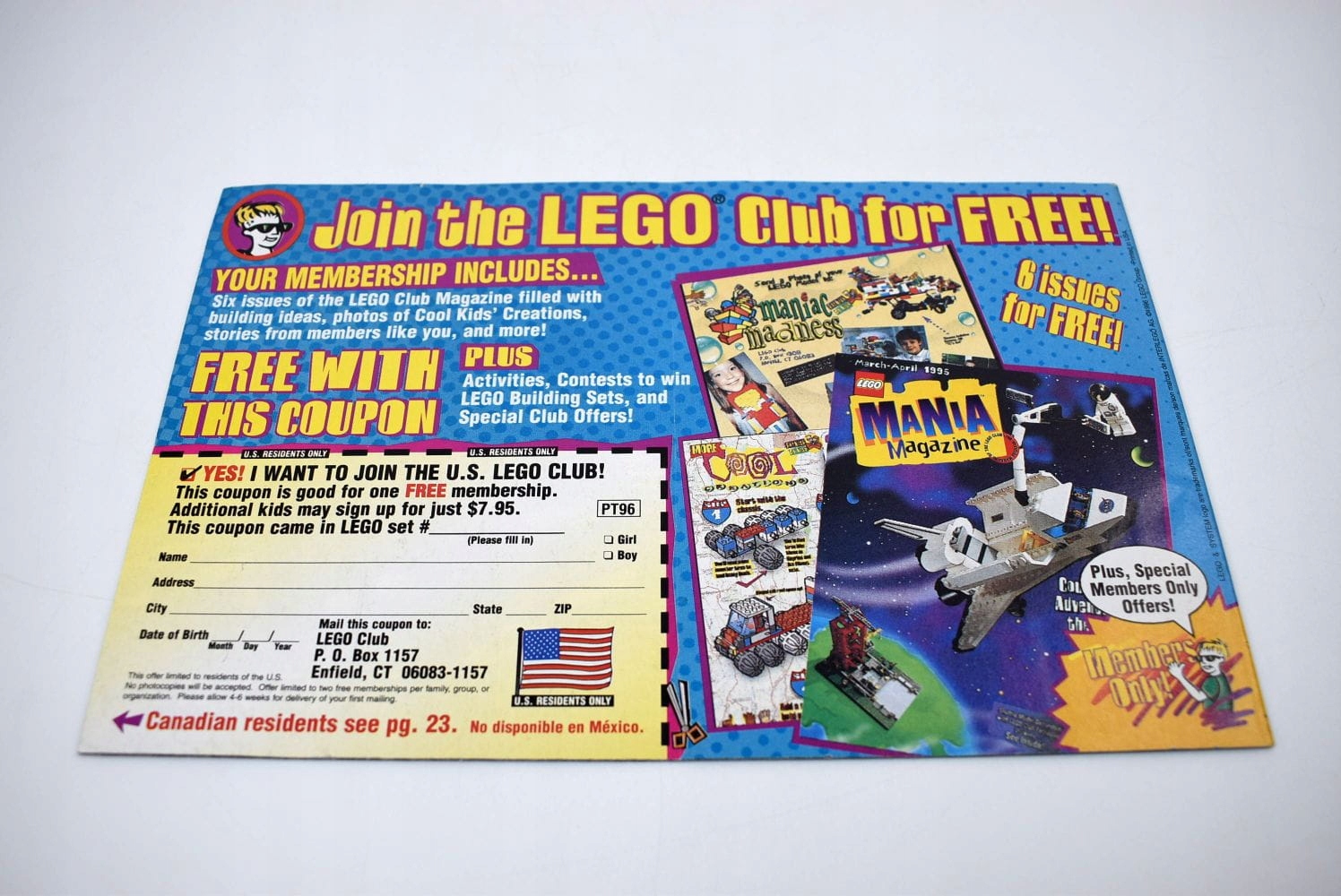 LEGO Katalog [1996] [US] amerykański UNIKAT b.dobry stan Marka LEGO