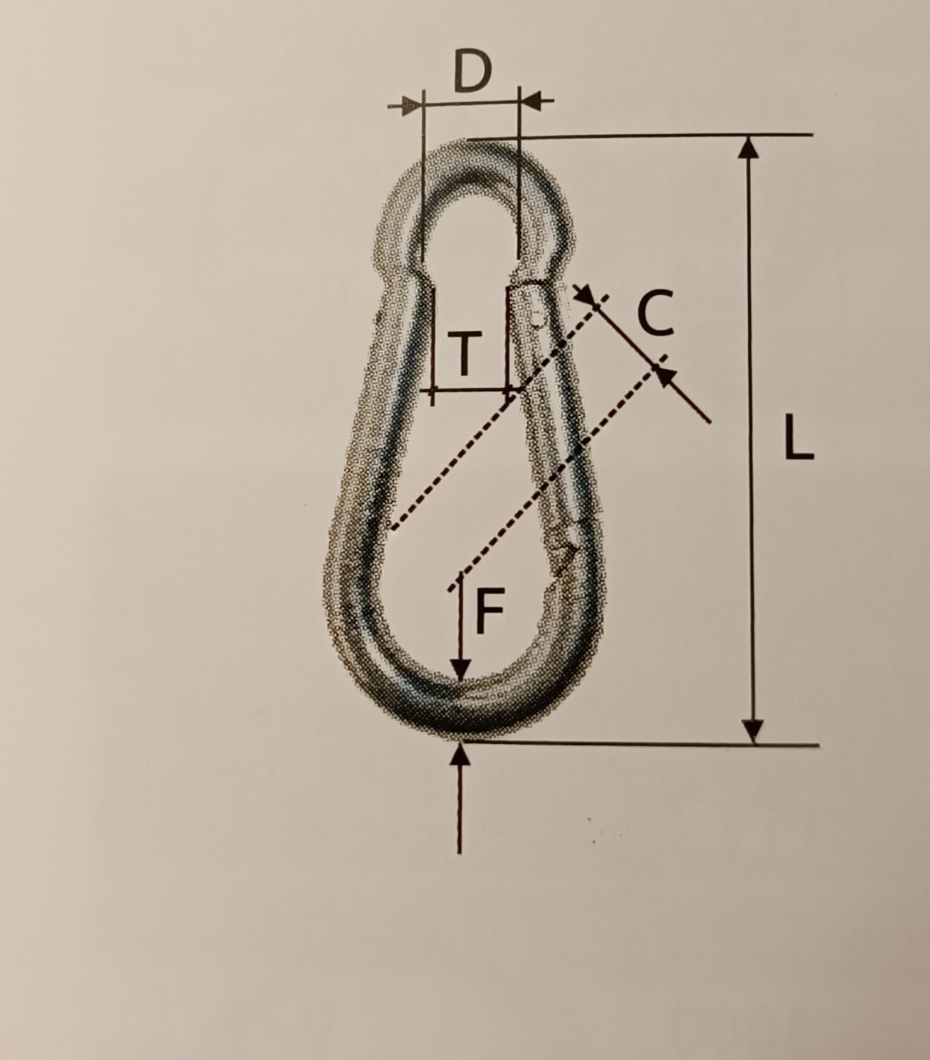 KARABIŃCZYK OCYNKOWANY 4MM DO LIN 4X40MM Marka K2