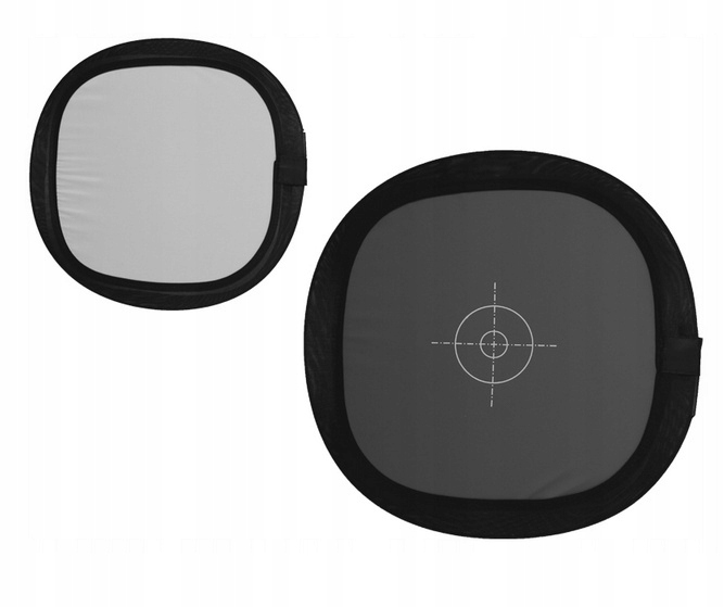 Szara karta grey panel 30x30 cm 18% balans bieli