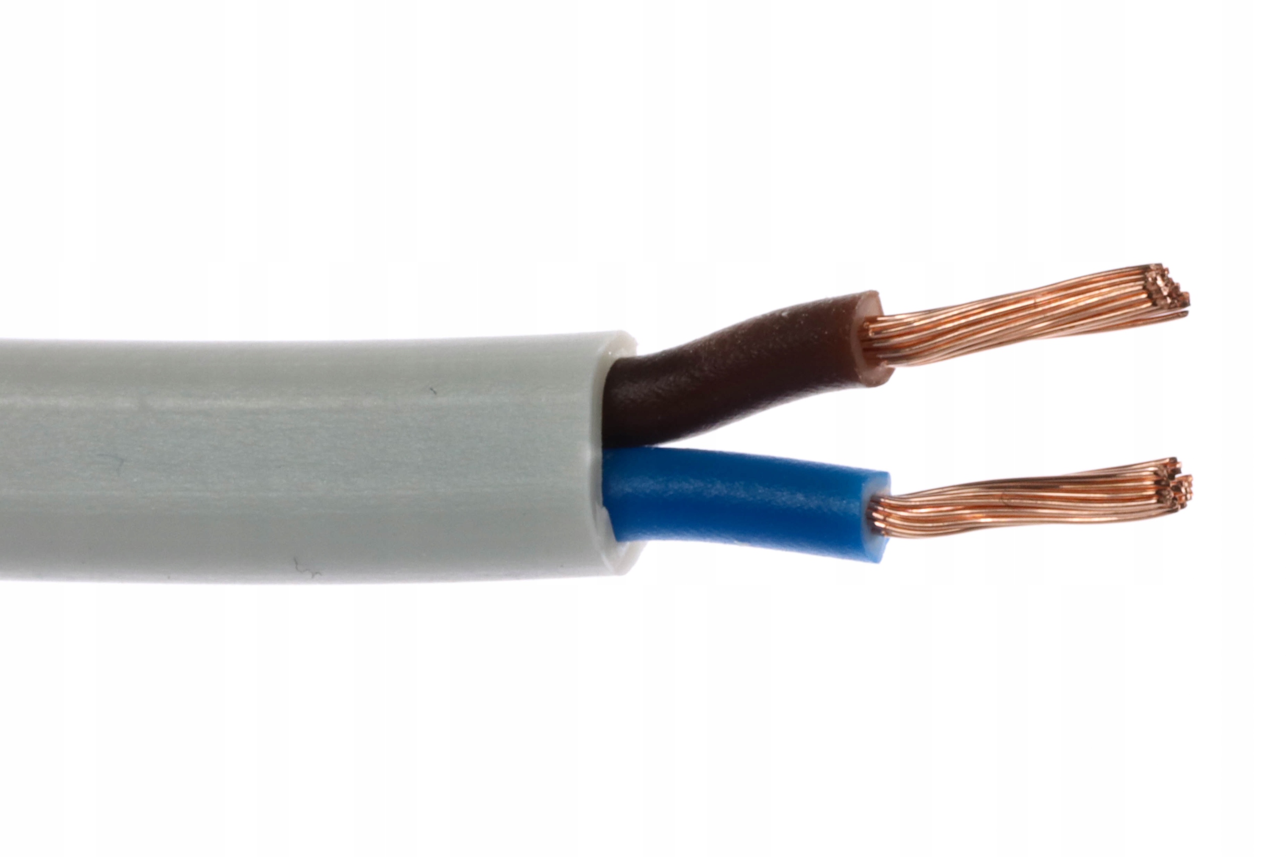 

Przewód elektryczny płaski 2x0,75mm linka 1m