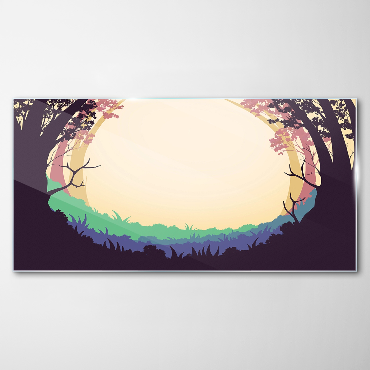 

Obraz Szklany Dekor Drzewa Las Krajobraz 100x50