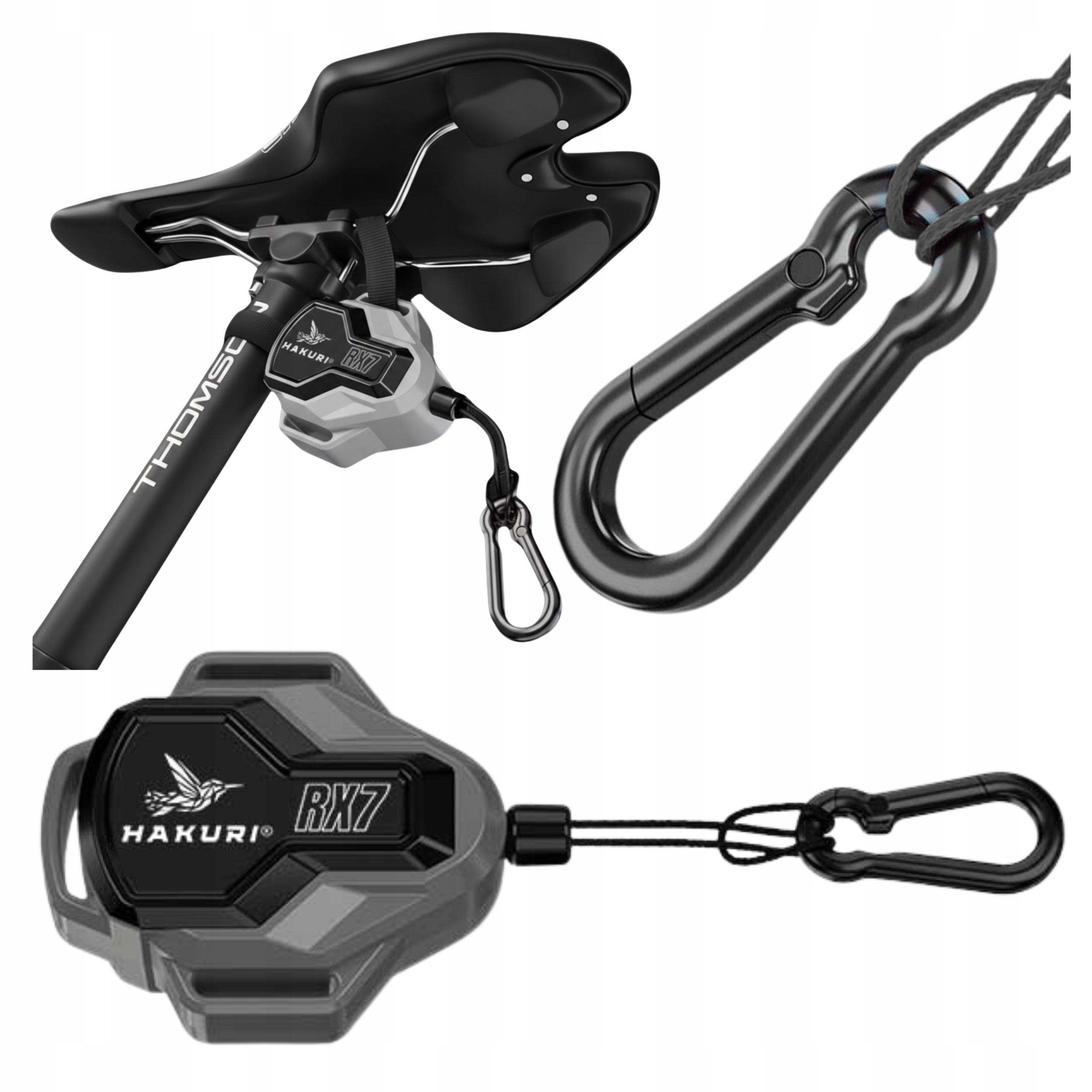 Lina holownicza do roweru Zwijana Udźwig 100kg dla dzieci dorosłych Mocna