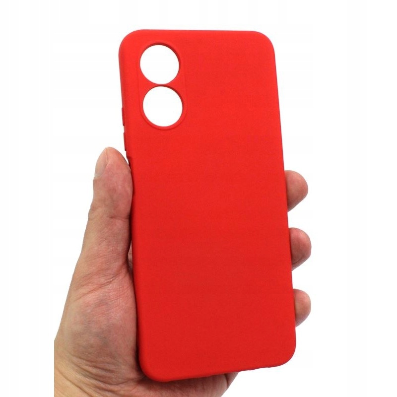 

Etui do Oppo A17 Silicon Case Pokrowiec czerwone
