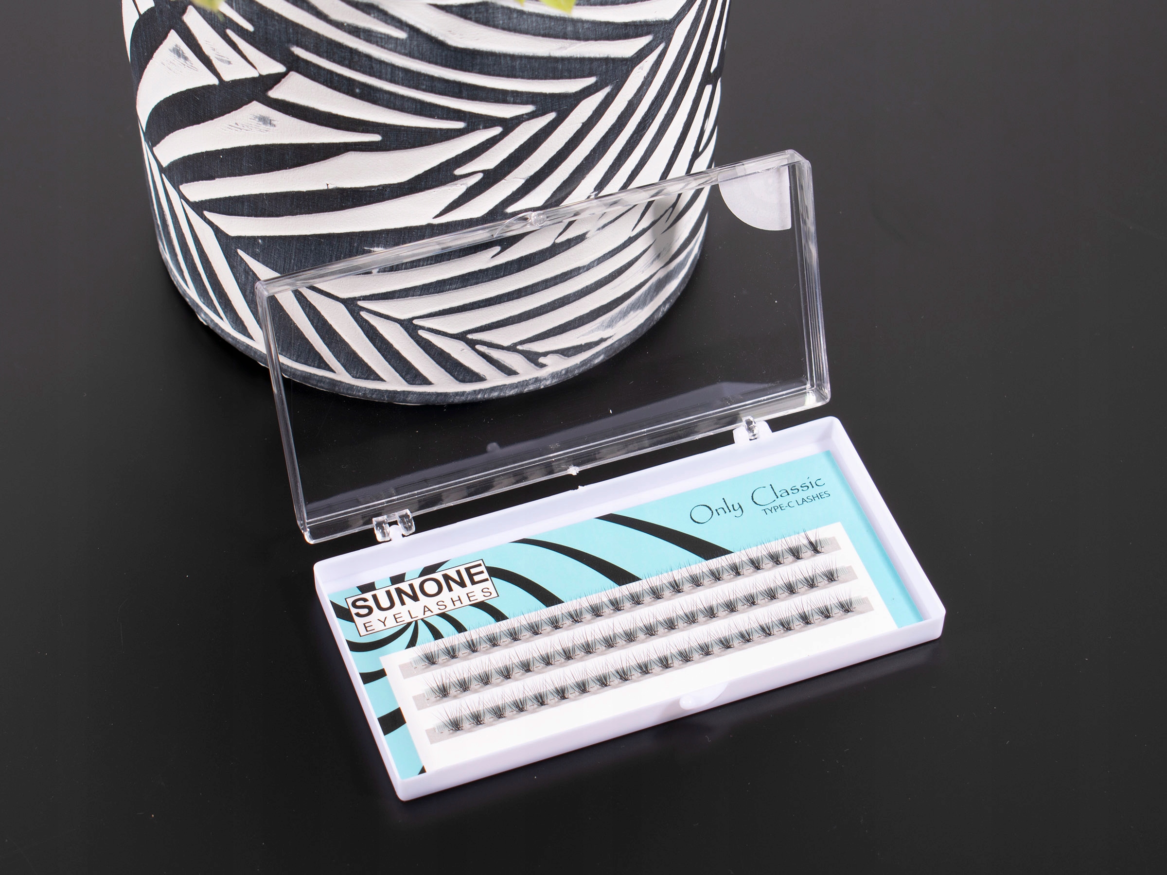 Sztuczne Rzęsy KĘPKI RZĘS JEDWABNE 8 mm - 60 sztuk Typ jedwabne