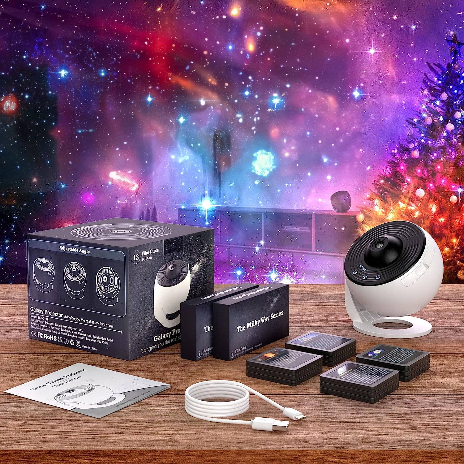 Kosmiczny projektor Planetarium HD - odkryj kosmos w Twoim pokoju!