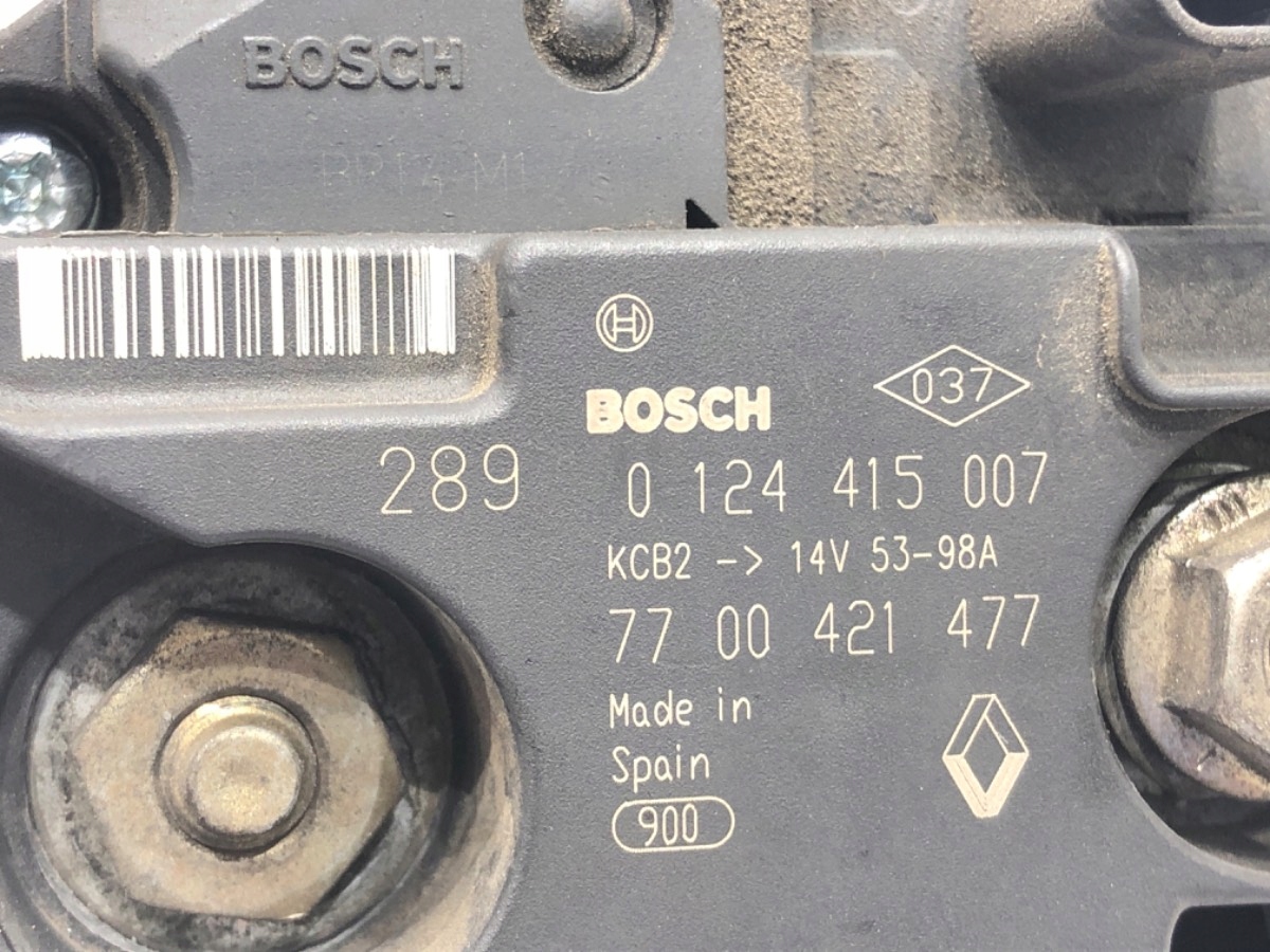 ALTERNATOR RENAULT SCENIC I 7700421477 2.0 139KM 99-10 Numer katalogowy części 7700421477