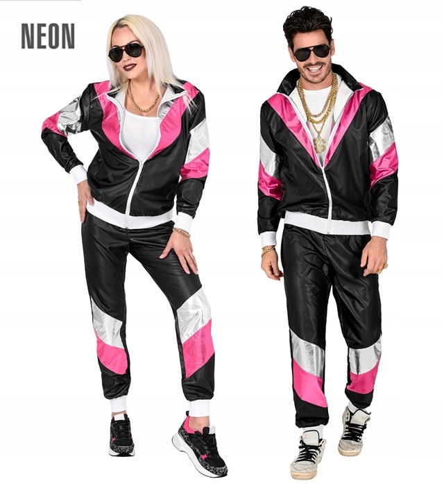 Lesklý kožený oblek s letními Kostým Garn80s Shining XXL