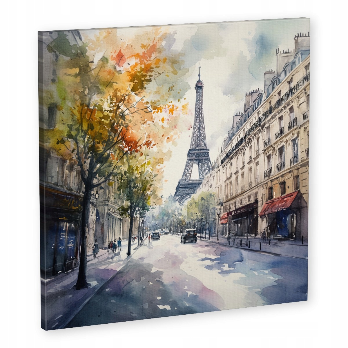 Obraz Na Plátně Canvas Město Paříž Francie Ulička Eiffelova Věž 50x50