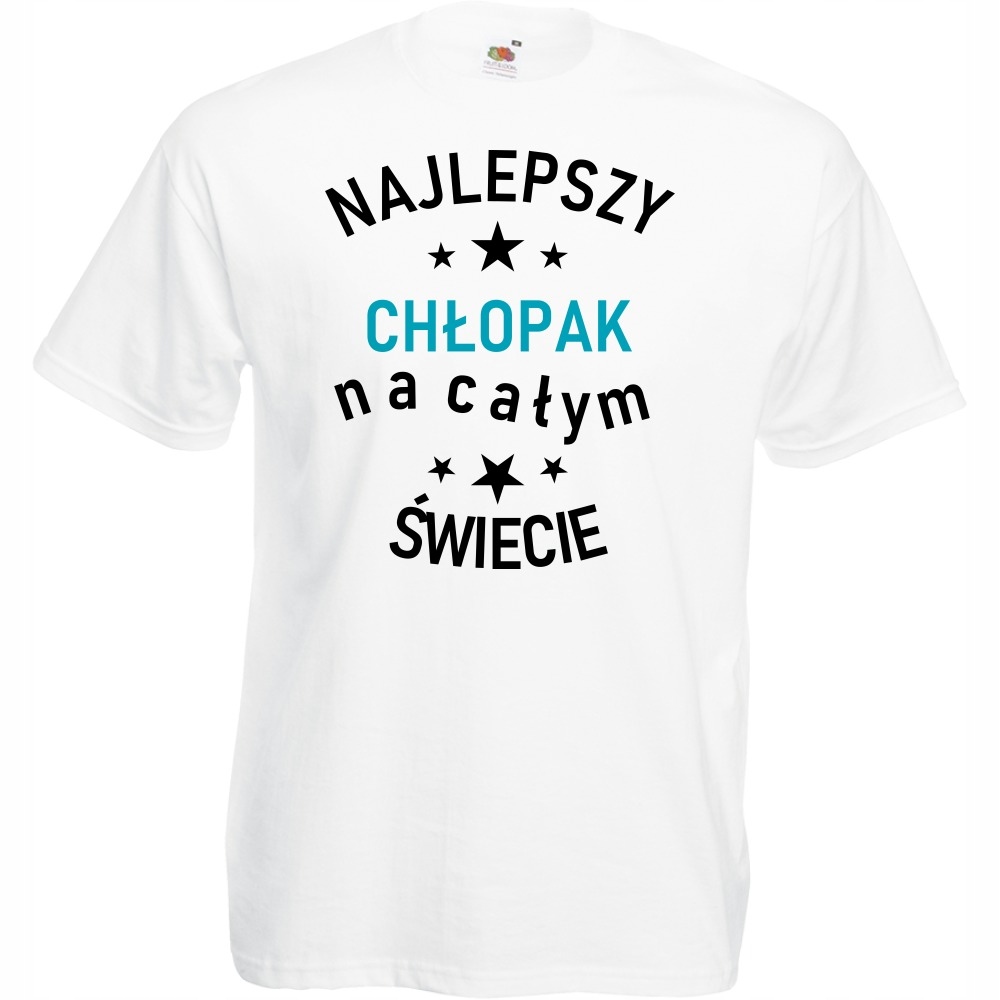 

Koszulka dzień chłopaka najlepszy XXL biała