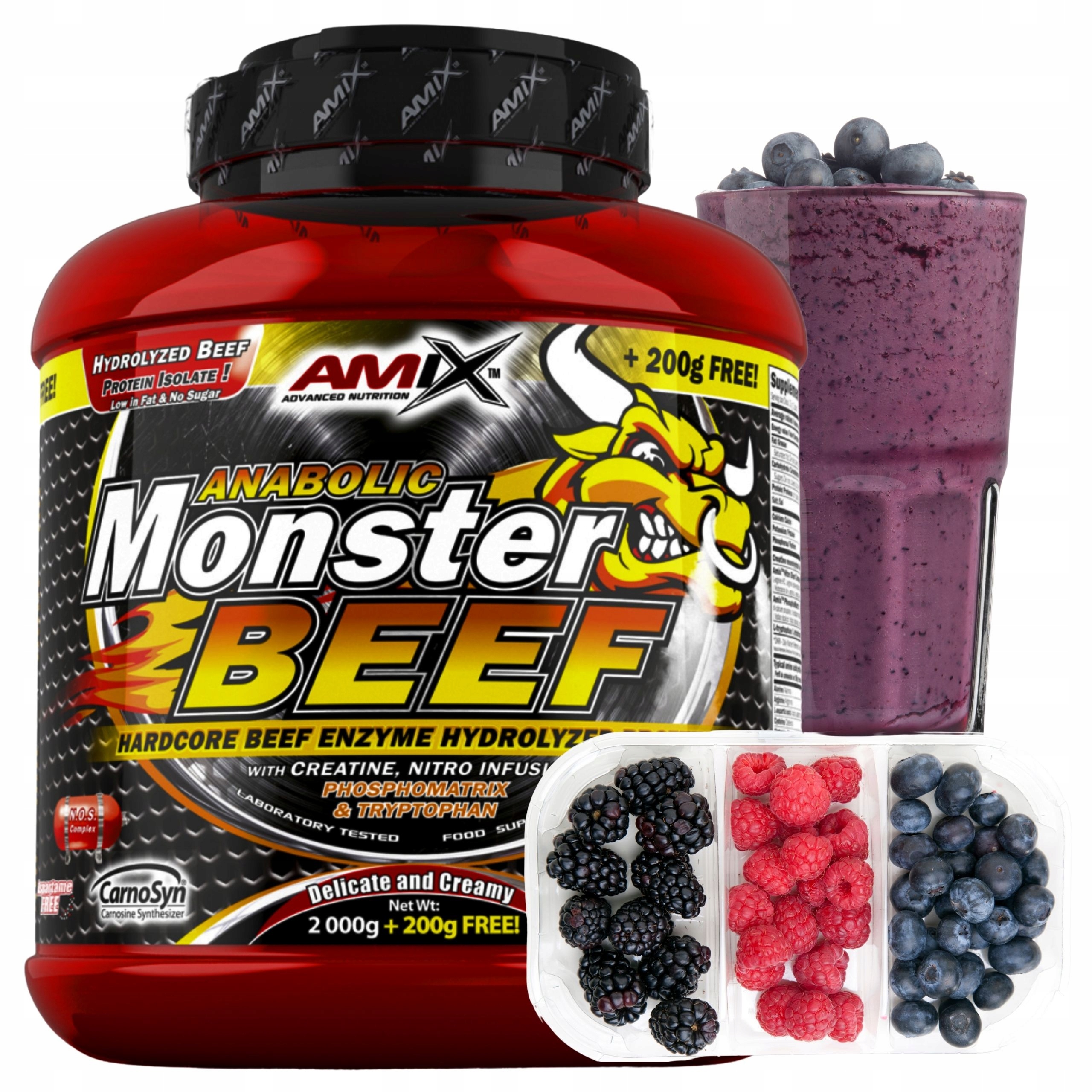 Amix Anabolic Monster Beef Hydro Beef Prot Bílkoviny 2.2 kg