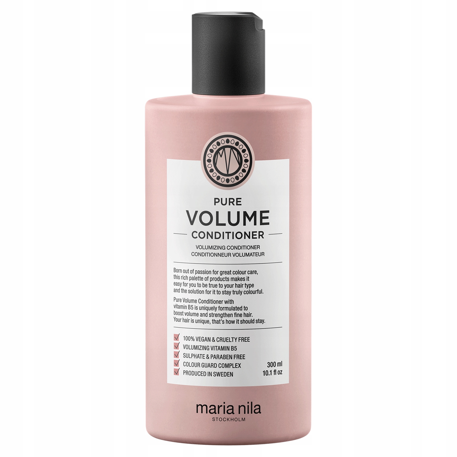 Maria Nila, Pure Volume, Kondicionér na vlasy bez parabenů, Pro objem, 300 ml