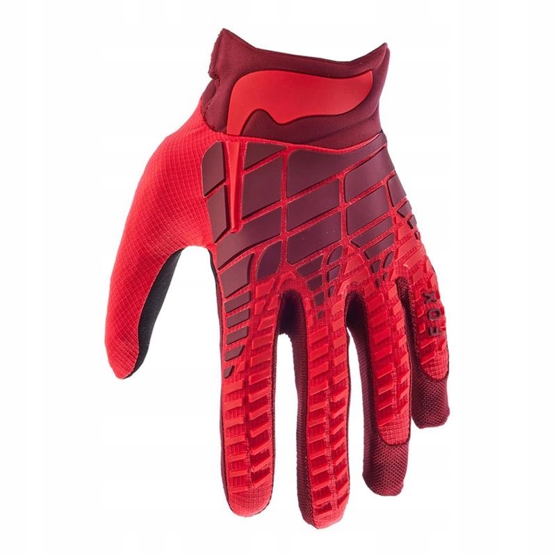 Motocyklové rukavice cross Fox 360 Fluo Red červená fluo Zadarmo