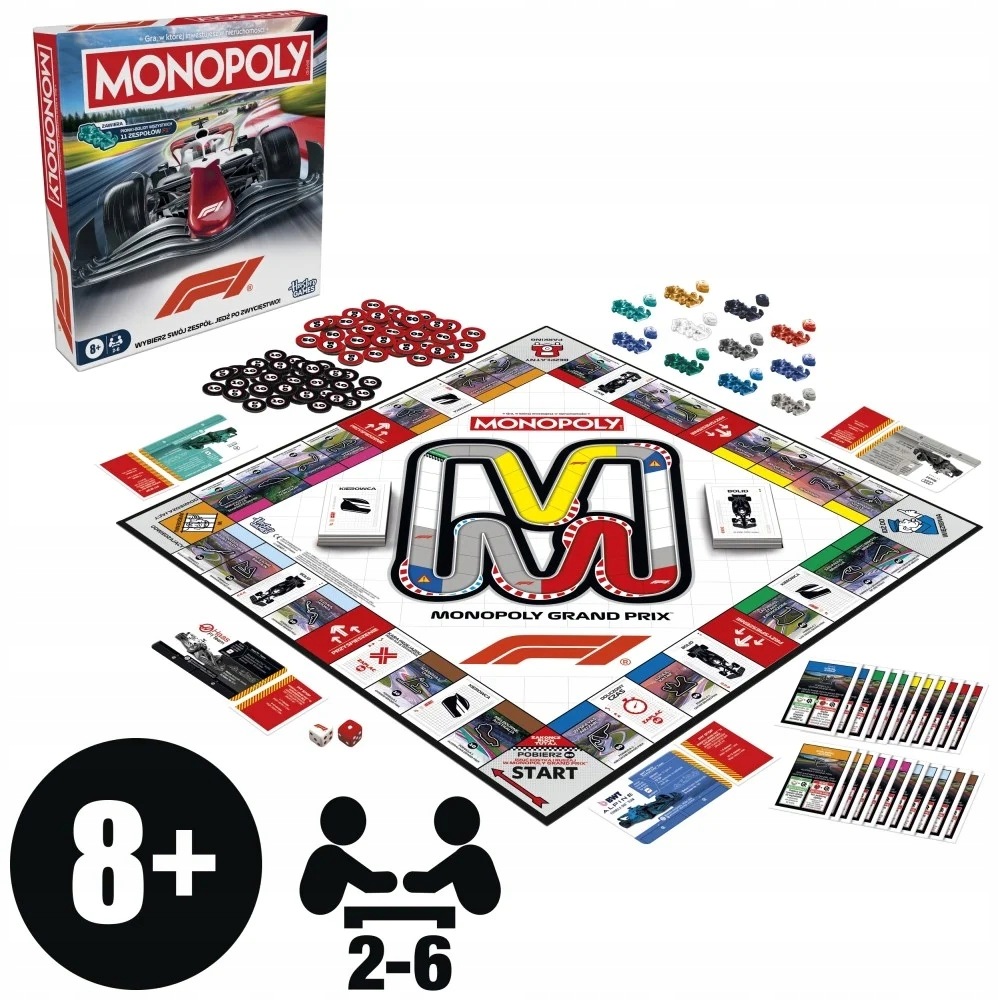 Monopoly F1 Wersja Pl Gra planszowa G3437