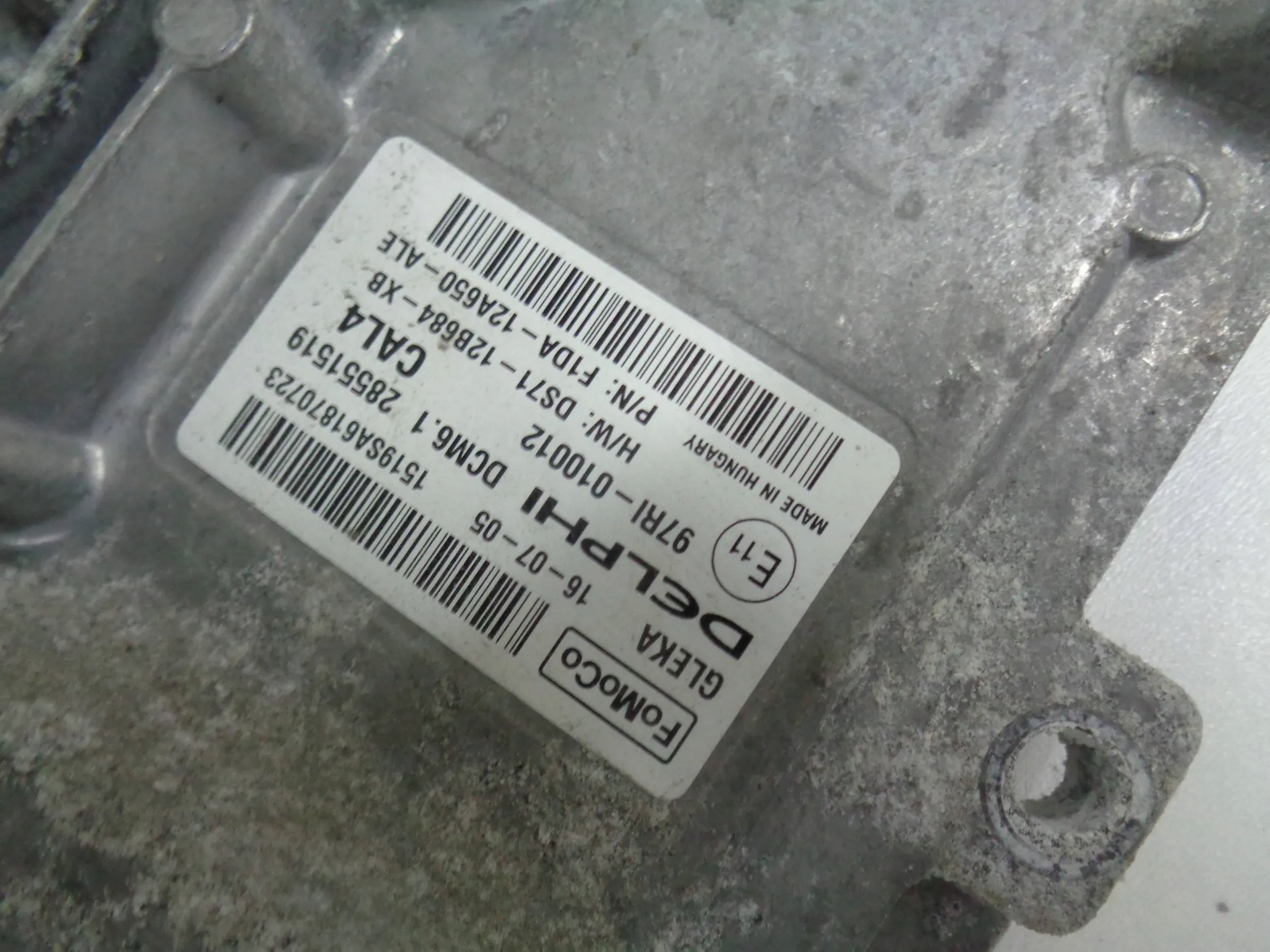 FORD C-MAX KUGA II 16R 2.0D COMPUTER CONTROL UNIT OF THE ENGINE DS71-12B684-XB