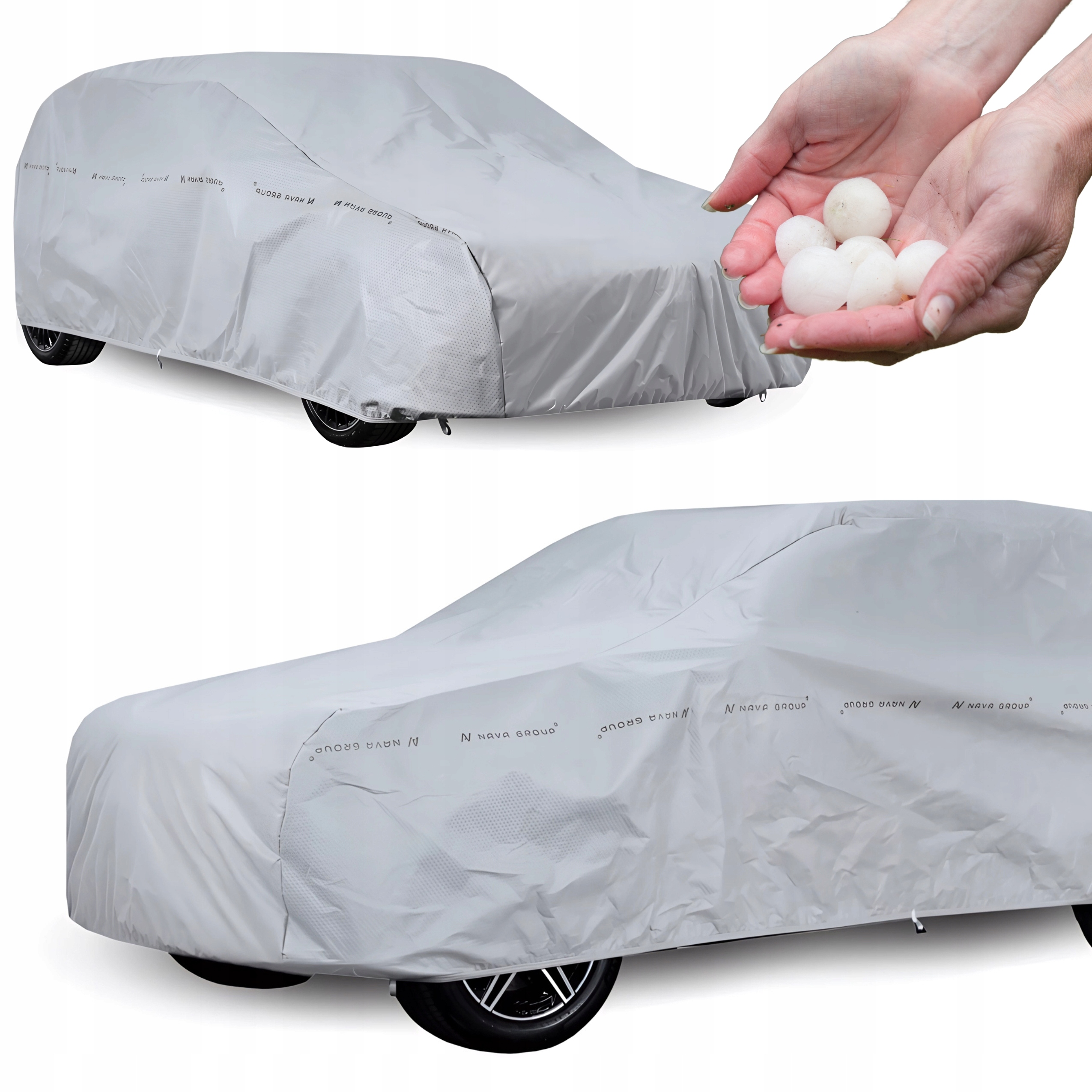 Protipožární autoplachta Hatchback 355, protihrotový, 11 mm