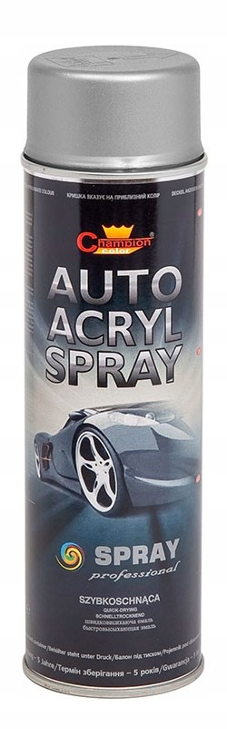 

Spray Auto Acryl Champion 500ml srebrny