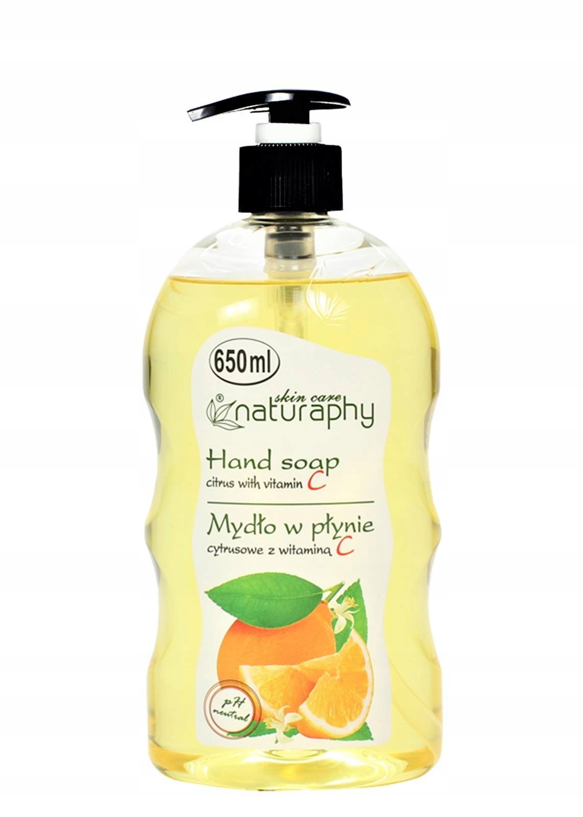 

Mydło w płynie cytrusowe z witaminą C 650 ml