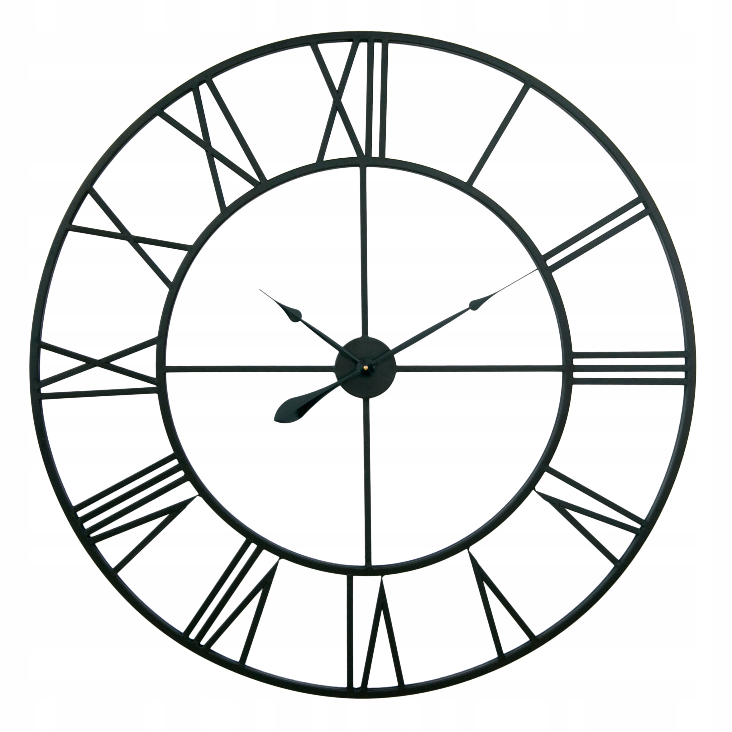 

Zegar Retro Vintage metalowy śr. 100cm Czarny