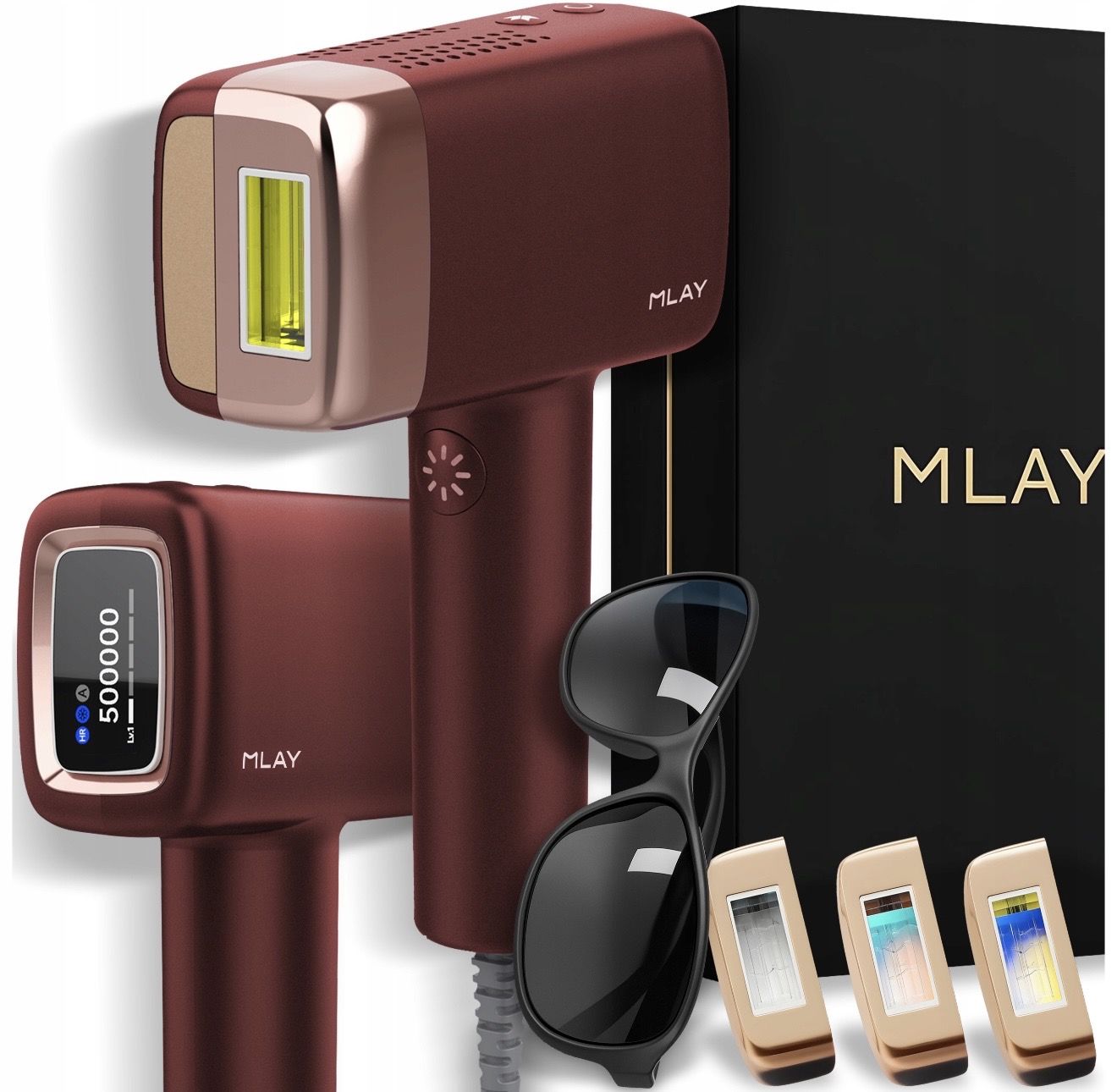 Bezbolesny Depilator Ipl Laserowy Twarz Ciało Nogi Bikini Odmładzanie Skóry