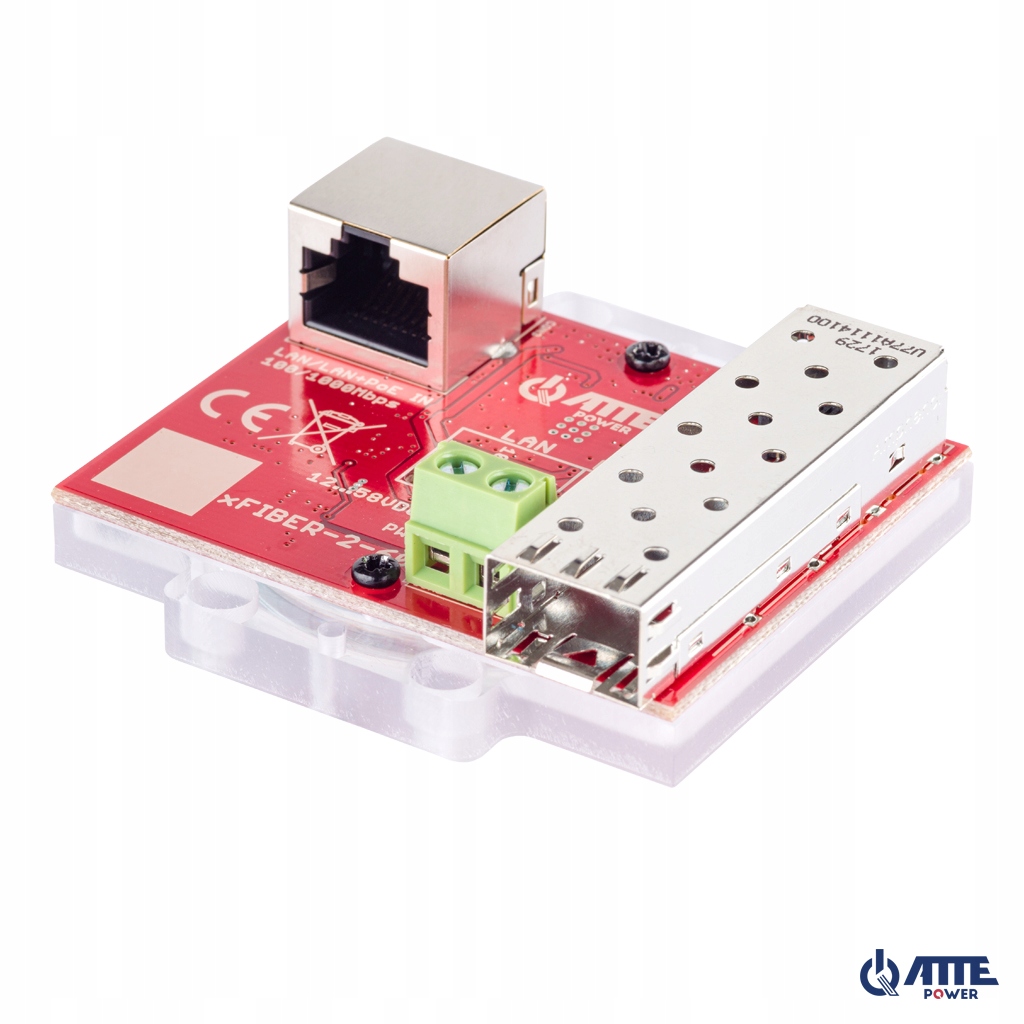 Media konwerter Atte xFIBER-2-60 Sfp, Gigabit, PoE