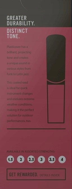 Stroik saksofon tenorowy 3,5 Rico PLASTICOVER Daddario RRP05TSX350 1 szt. Przeznaczenie do saksofonu
