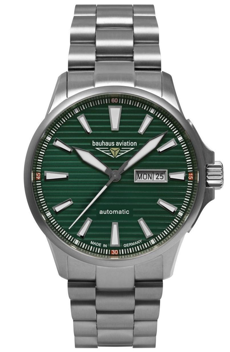 Nové Originální Pánské Hodinky Bauhaus 2862M-4 Aviation Titanium Automatic