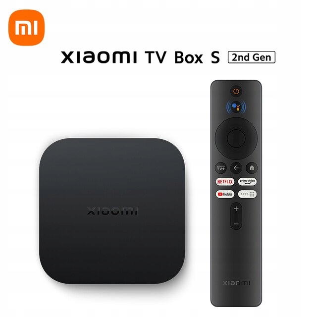 Odtwarzacz multimedialny 4K XIAOMI MI Box S 4K SMART TV WTYCZKA PL MENU Kod producenta 40152