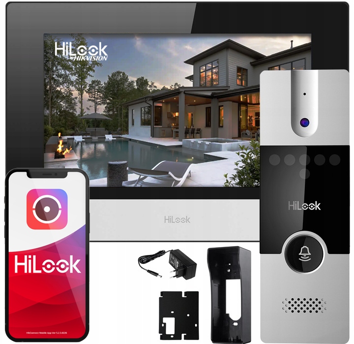 Videovrátnik WiFi do domácnosti Aplikácia Brána HiLook HD-VIS-04