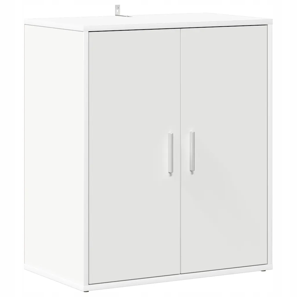 Bílá botník 60 x 35 x 70 cm, 5 polic, materiál na bázi dřeva