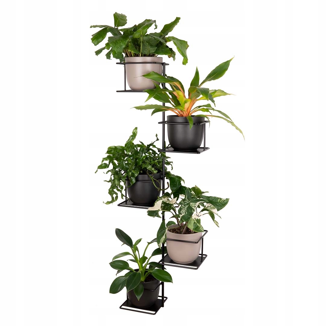 Držiak Na Kvetináč Džungľa 3 nástenný veľký závesný na 5 rastlín na stenu Vysoká Kvalita