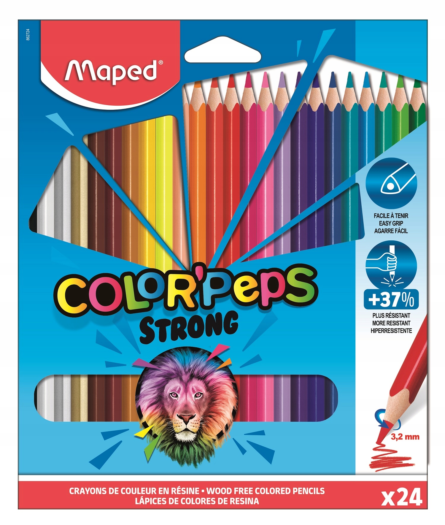 

Kredki Trójkątne Ołówkowe 24 Maped
