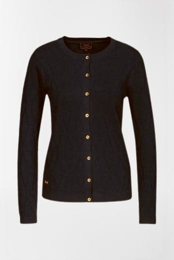 V 1969 Italia By Versace Černý Svetr Kamile (2XL)